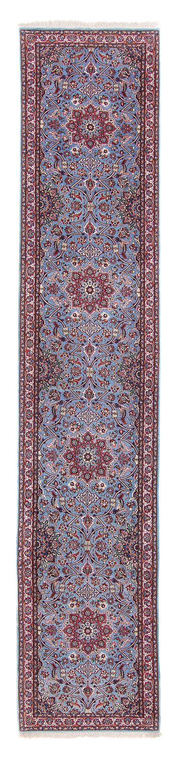 Loper Perzisch tapijt - Isfahan - Premium - 438 x 80 cm - paars