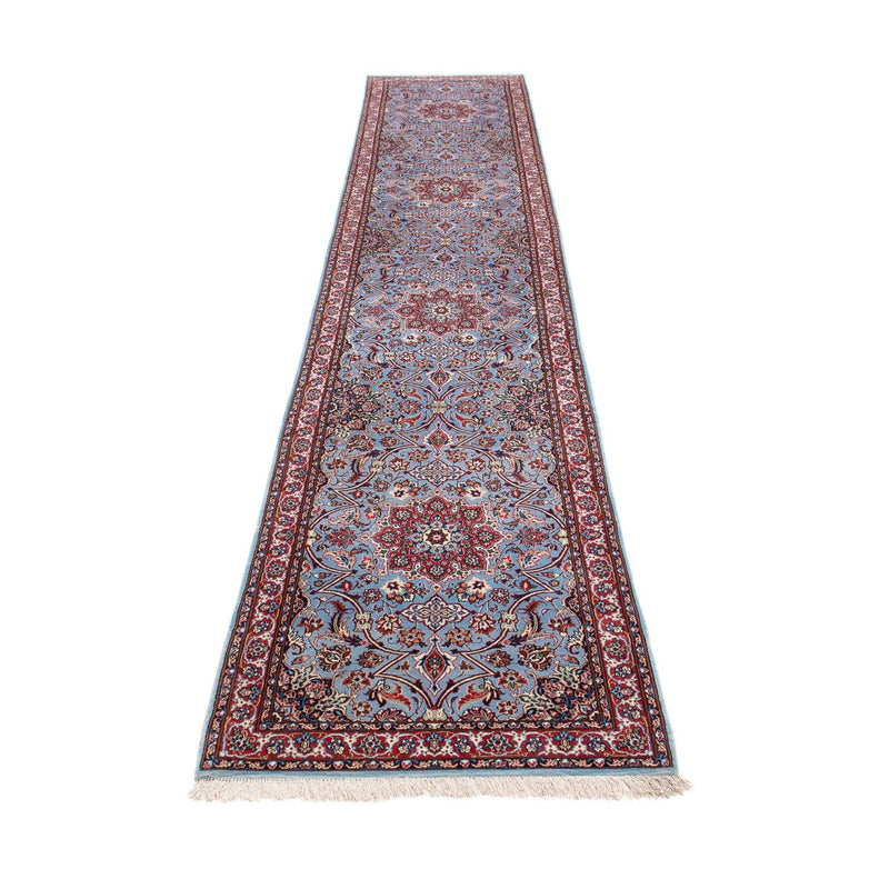 Loper Perzisch tapijt - Isfahan - Premium - 438 x 80 cm - paars