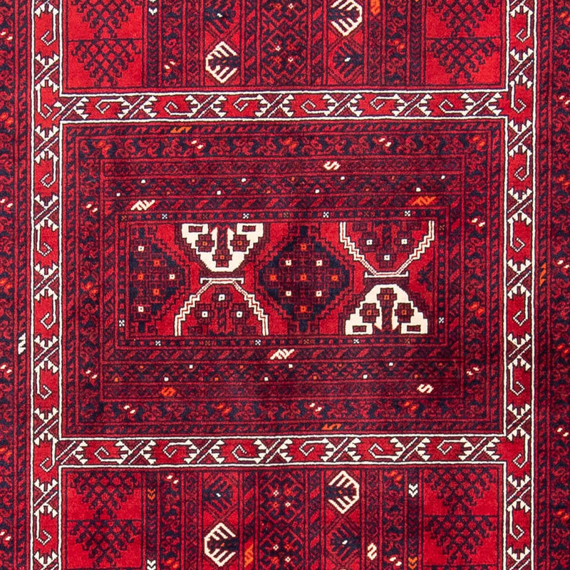 Turkaman tapijt - 249 x 160 cm - donkerrood