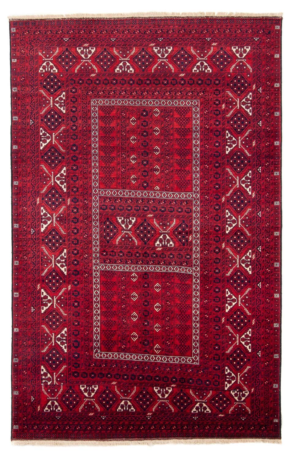 Turkaman tapijt - 248 x 163 cm - donkerrood