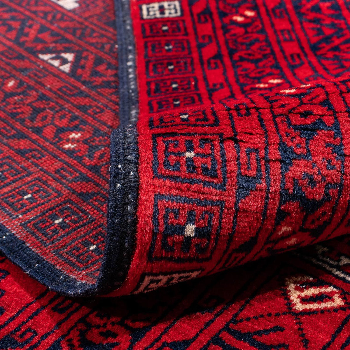 Turkaman tapijt - 248 x 163 cm - donkerrood