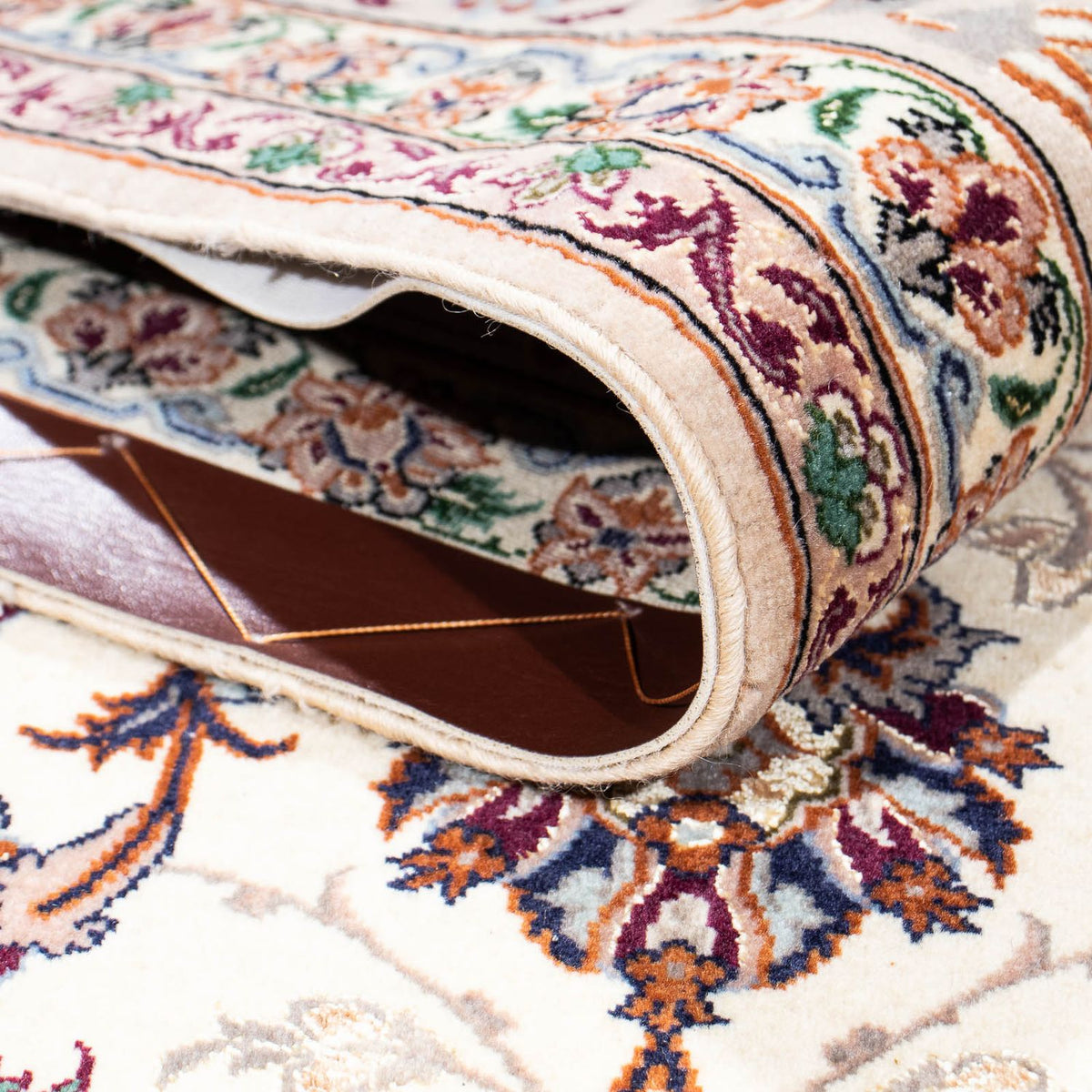 Perzisch tapijt - Isfahan - Premium - 242 x 155 cm - beige