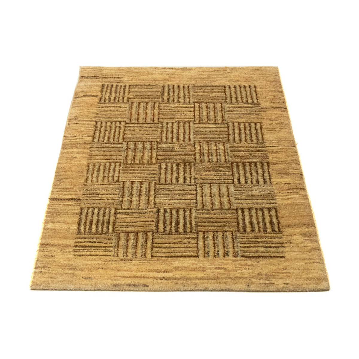 Gabbeh tapijt - Indus - 93 x 65 cm - lichtbruin