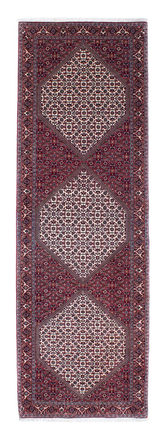 Loper Perzisch tapijt - Bijar - 299 x 93 cm - rood