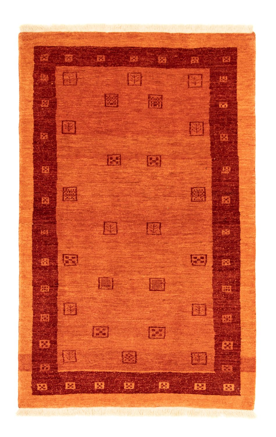 Gabbeh tapijt - Perzisch - 187 x 115 cm - oranje