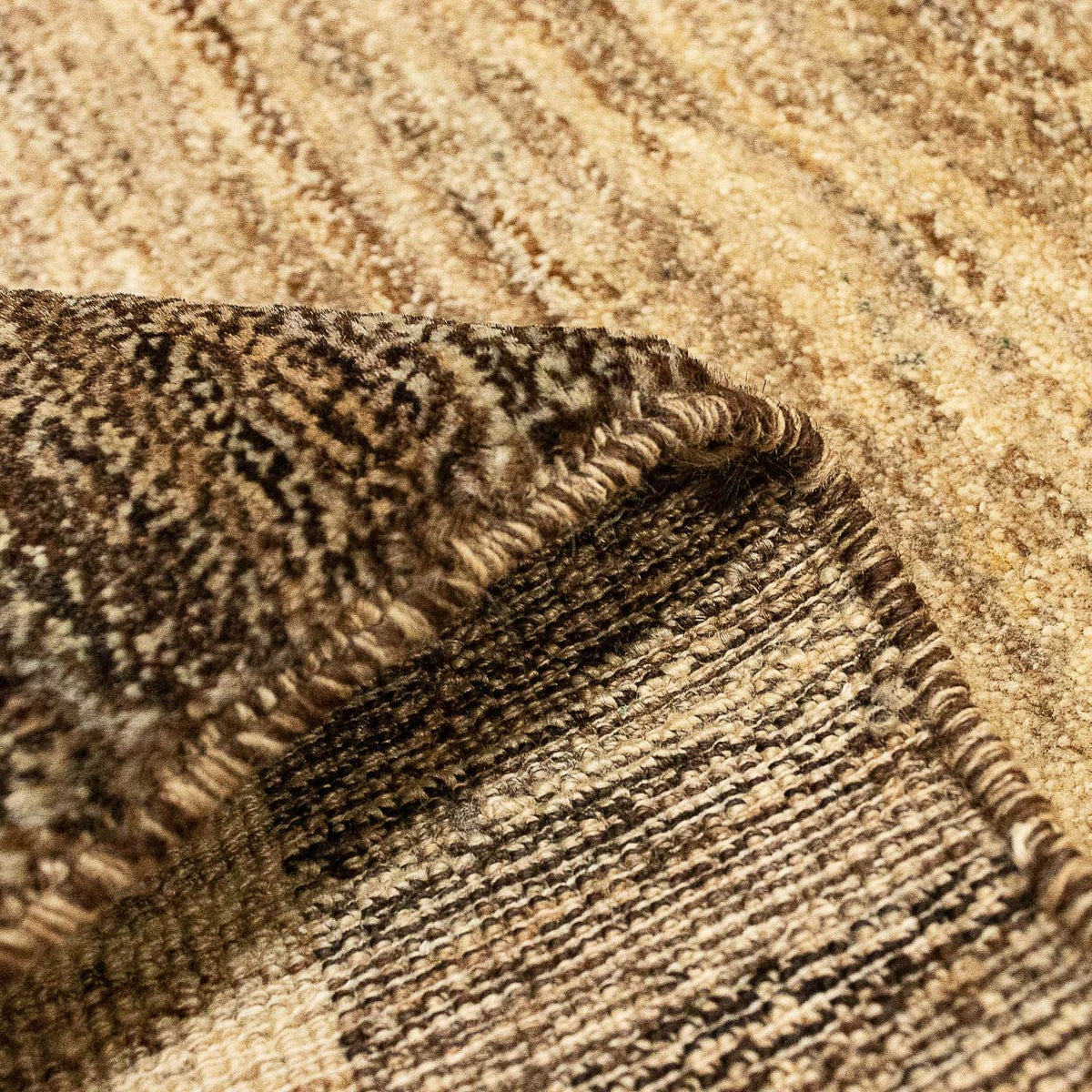 Gabbeh tapijt - Indus - 99 x 64 cm - lichtbruin