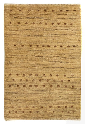 Gabbeh tapijt - Indus - 95 x 62 cm - beige