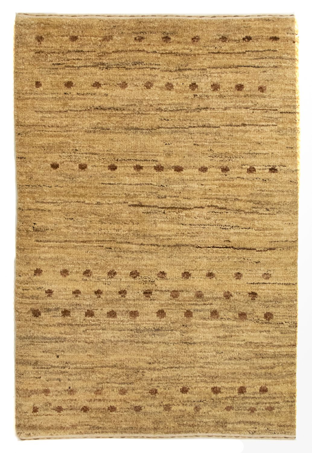 Gabbeh tapijt - Indus - 95 x 62 cm - beige
