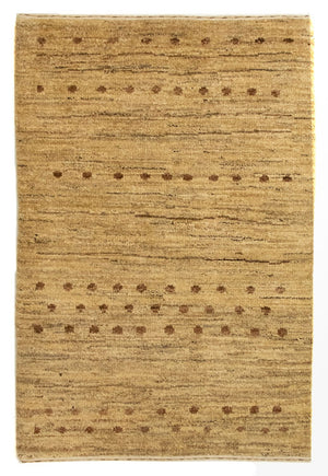 Gabbeh tapijt - Indus - 95 x 62 cm - beige