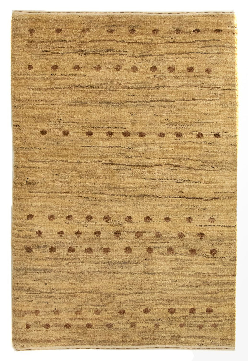 Gabbeh tapijt - Indus - 95 x 62 cm - beige