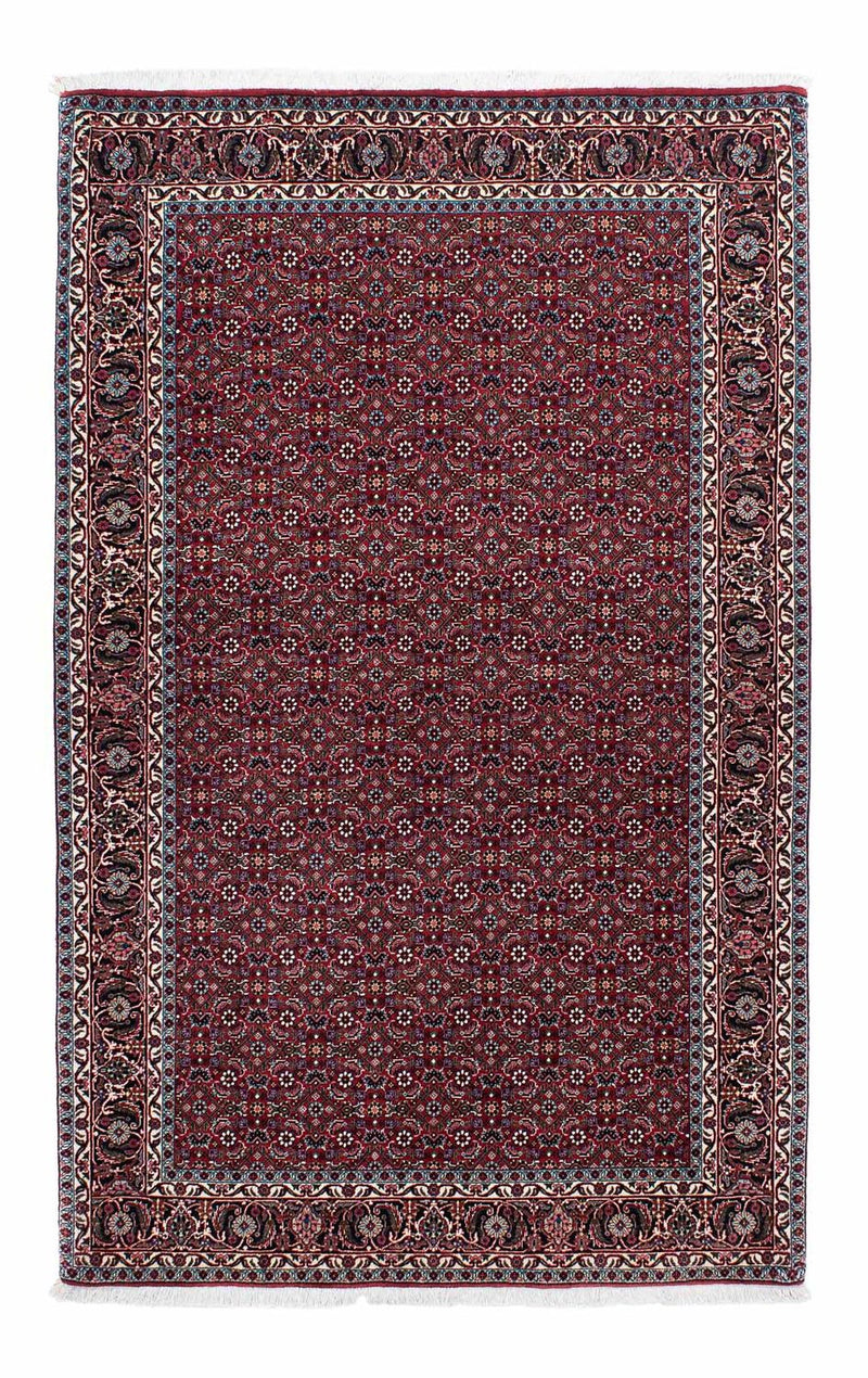 Perzisch tapijt - Bijar - 214 x 133 cm - donkerrood