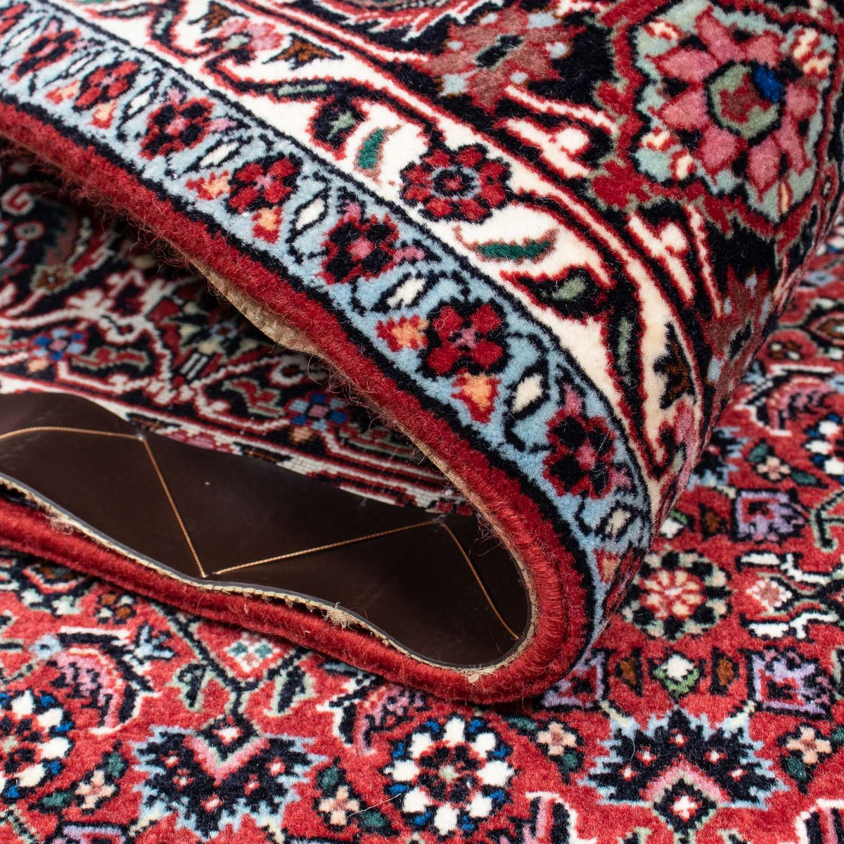 Perzisch tapijt - Bijar - 214 x 133 cm - donkerrood