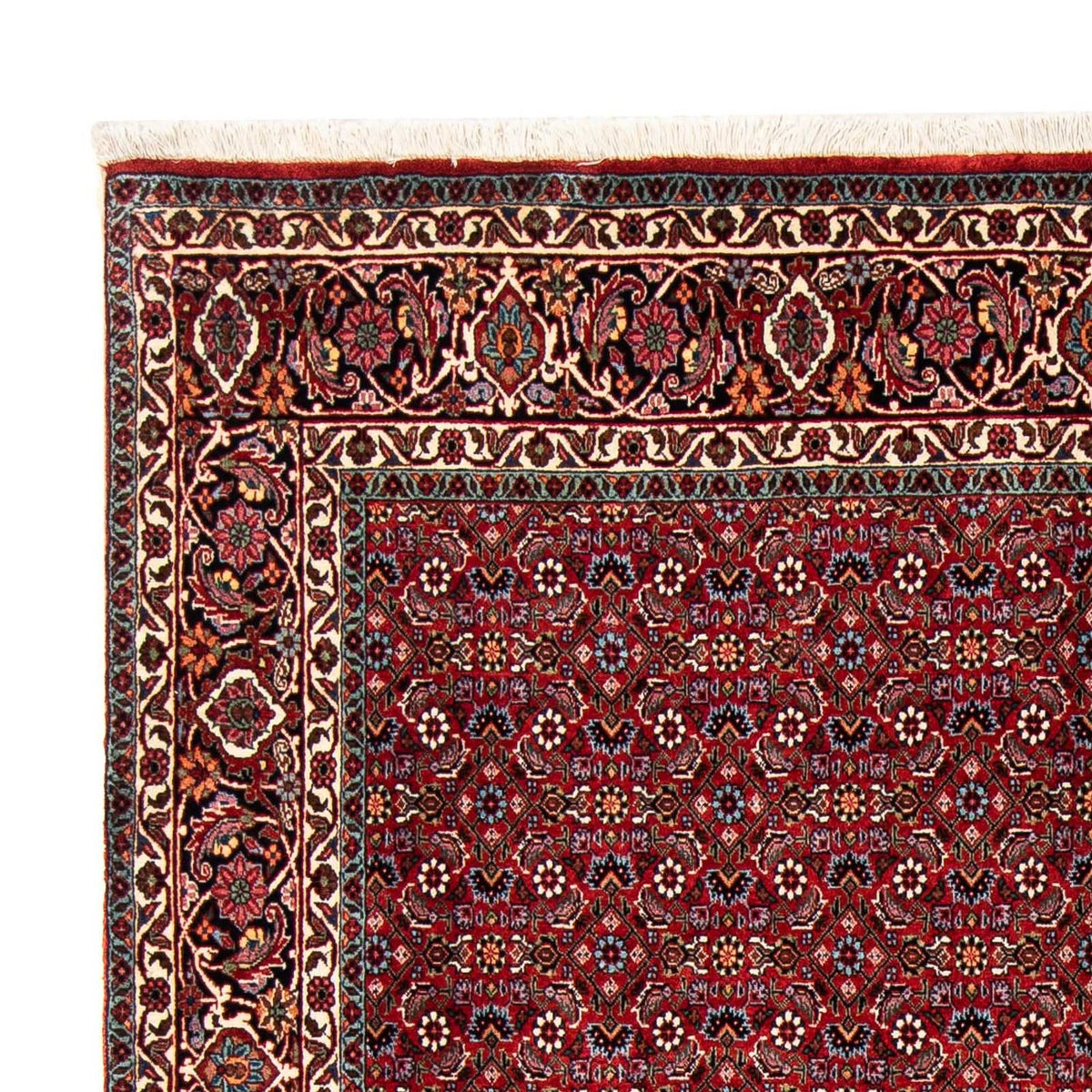 Perzisch tapijt - Bijar - 231 x 170 cm - donkerrood