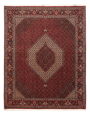 Perzisch tapijt - Bijar - 253 x 202 cm - donkerrood