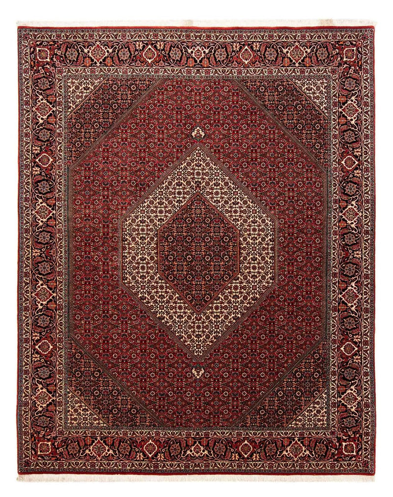 Perzisch tapijt - Bijar - 253 x 202 cm - donkerrood