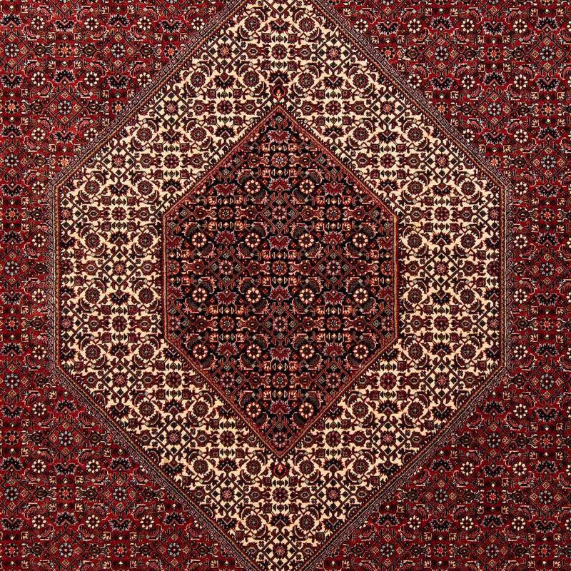 Perzisch tapijt - Bijar - 253 x 202 cm - donkerrood