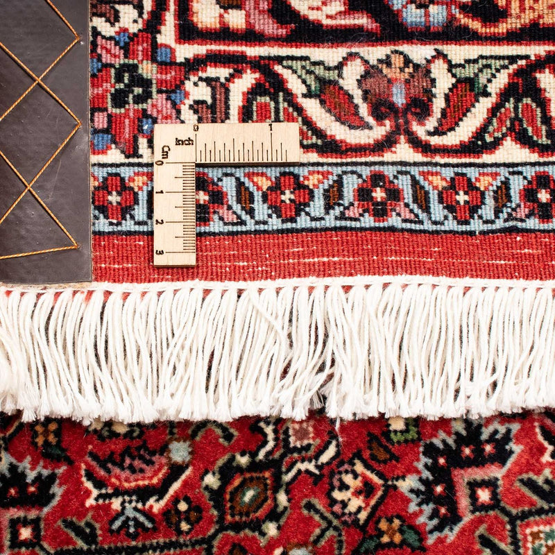 Perzisch tapijt - Bijar - 253 x 202 cm - donkerrood