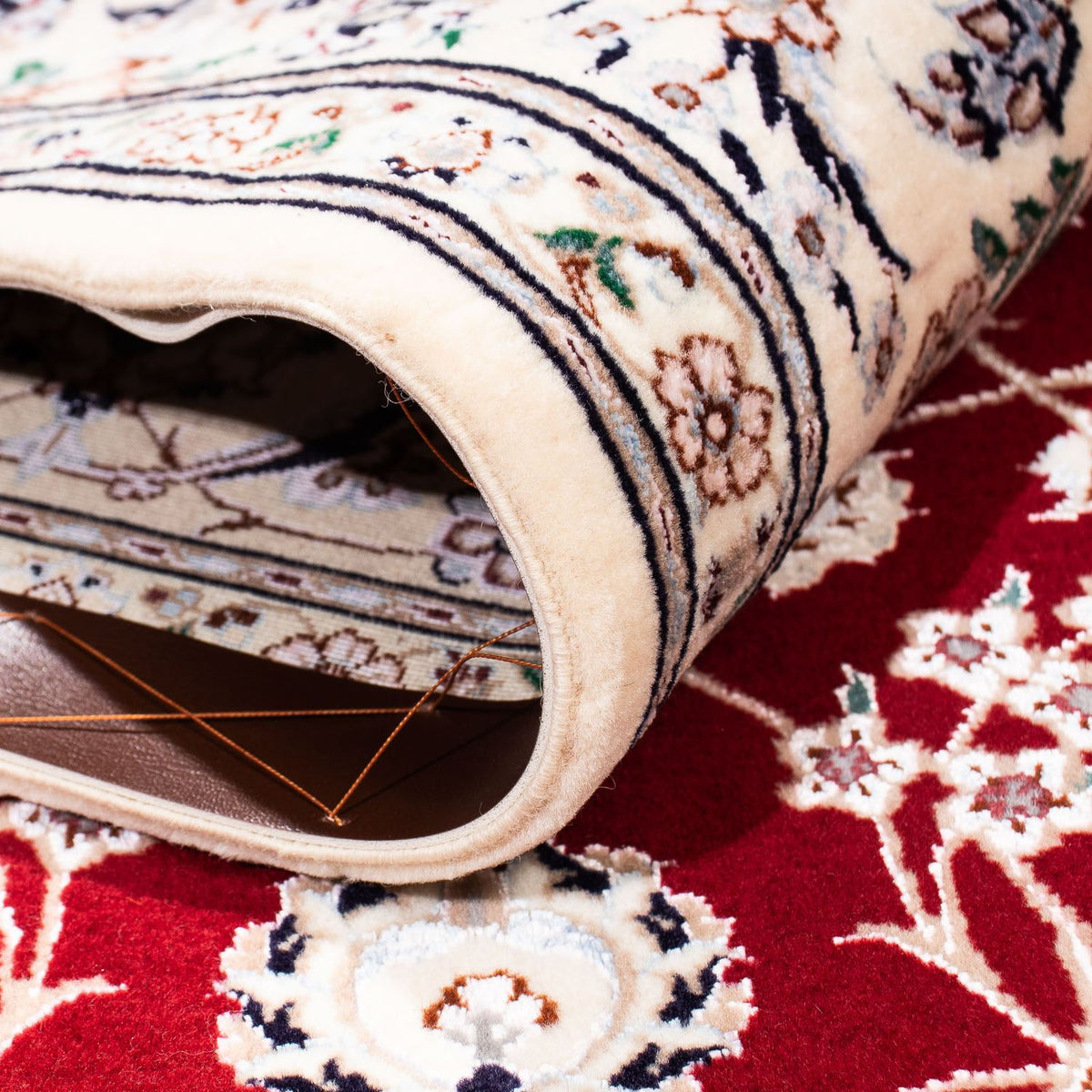 Perzisch tapijt - Nain - Premium - 227 x 153 cm - donkerrood