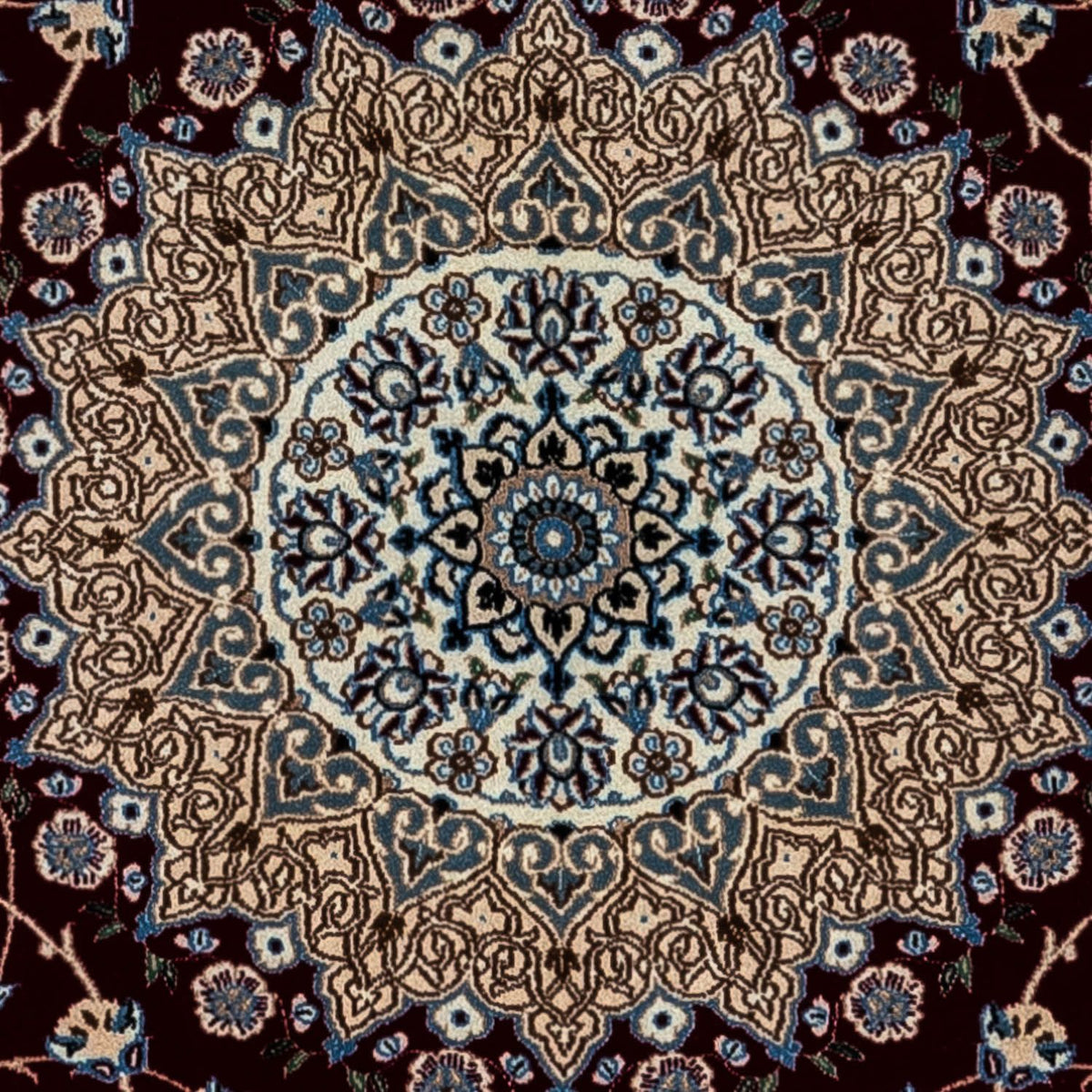 Perzisch tapijt - Nain - Koninklijk - 354 x 253 cm - zwart