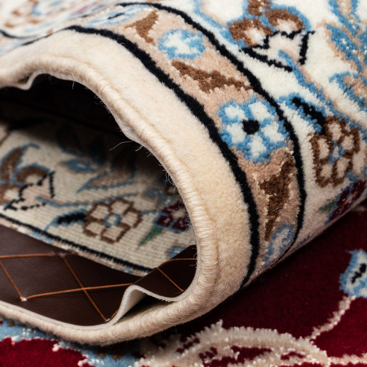 Perzisch tapijt - Nain - Koninklijk - 354 x 253 cm - zwart