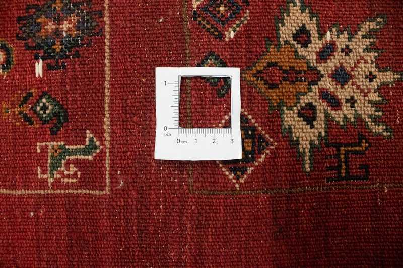 Gabbeh Tapijt - Kashkuli Perzisch - 214 x 145 cm - donkerrood