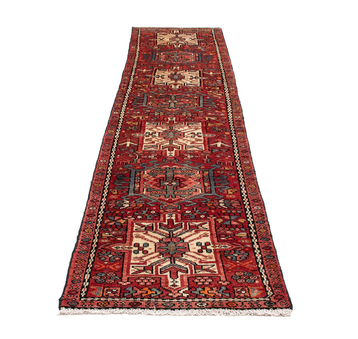 Loper Perzisch Tapijt - Nomadisch - 295 x 70 cm - licht rood