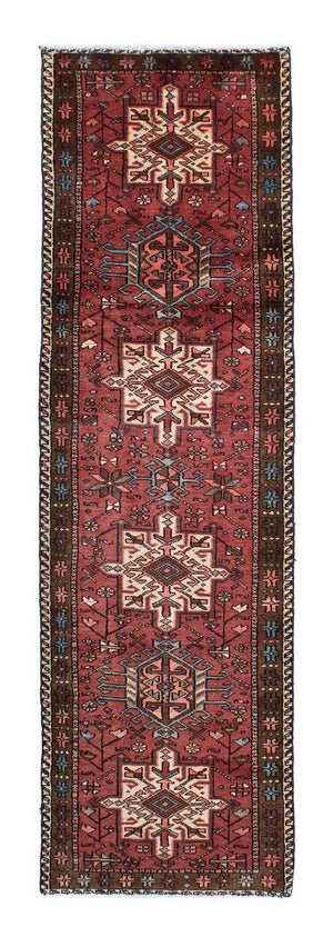 Loper Perzisch Tapijt - Nomadisch - 304 x 85 cm - donkerrood