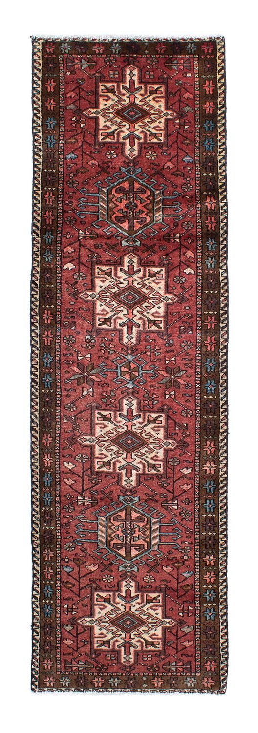 Loper Perzisch Tapijt - Nomadisch - 304 x 85 cm - donkerrood