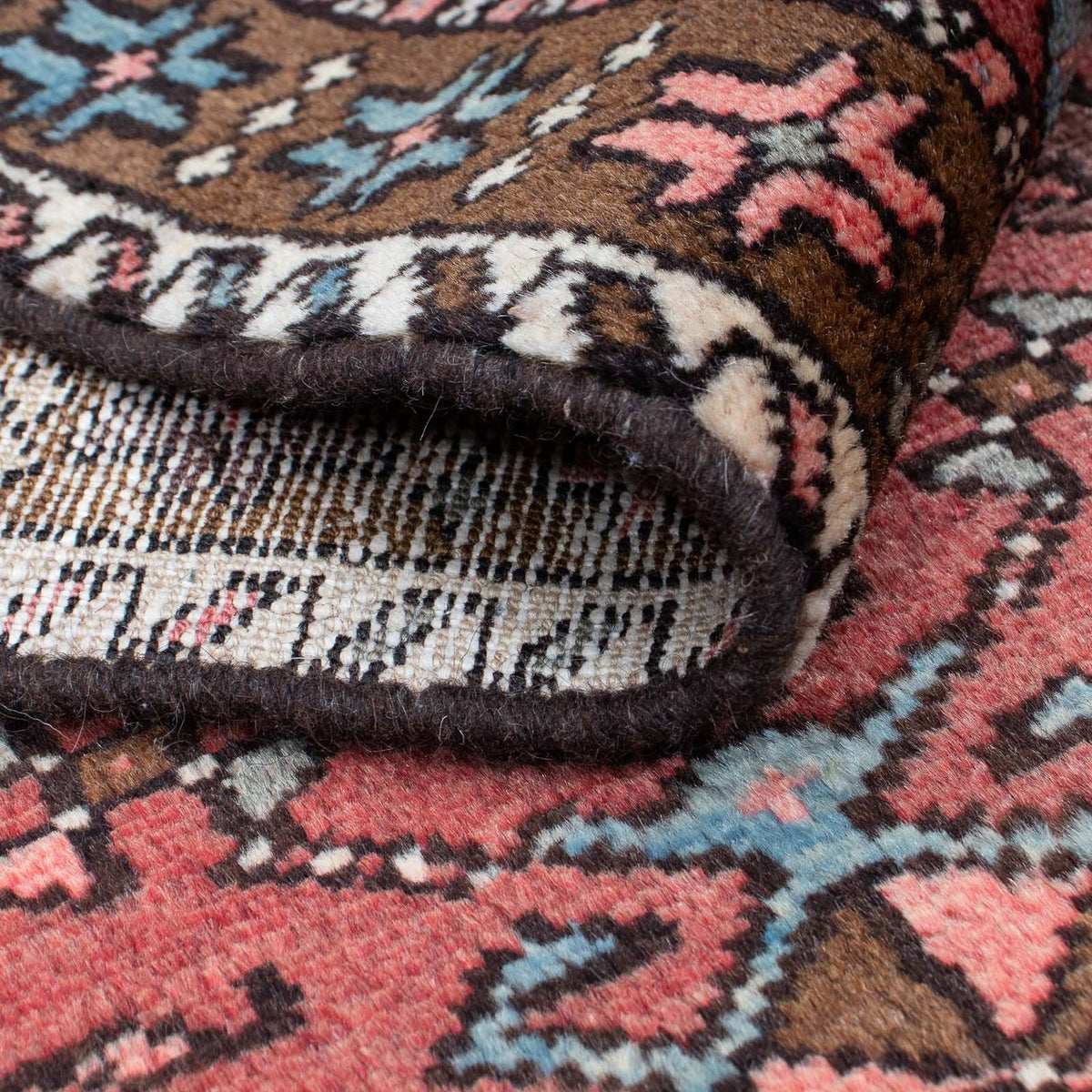 Loper Perzisch Tapijt - Nomadisch - 304 x 85 cm - donkerrood