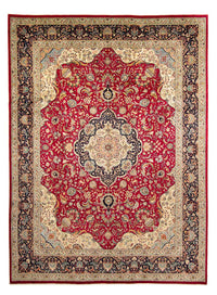 Perzisch tapijt - Tabriz - 395 x 305 cm - rood