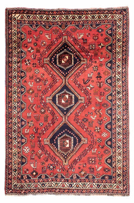 Perzisch Tapijt - Nomadisch - 300 x 217 cm - rood