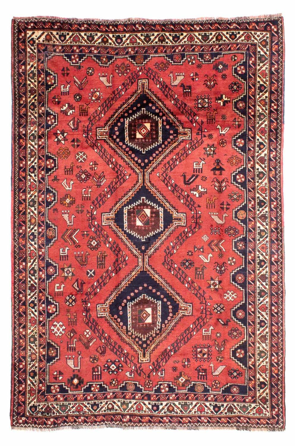 Perzisch Tapijt - Nomadisch - 300 x 217 cm - rood
