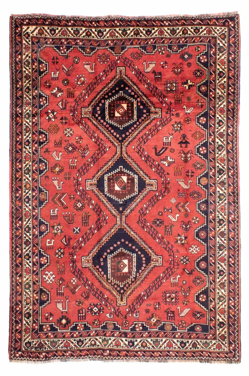 Perzisch Tapijt - Nomadisch - 300 x 217 cm - rood