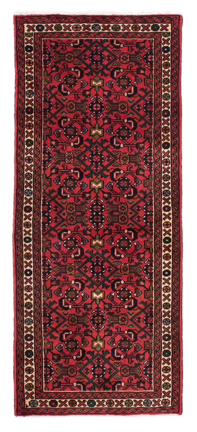 Loper Perzisch Tapijt - Nomadisch - 192 x 75 cm - donkerrood