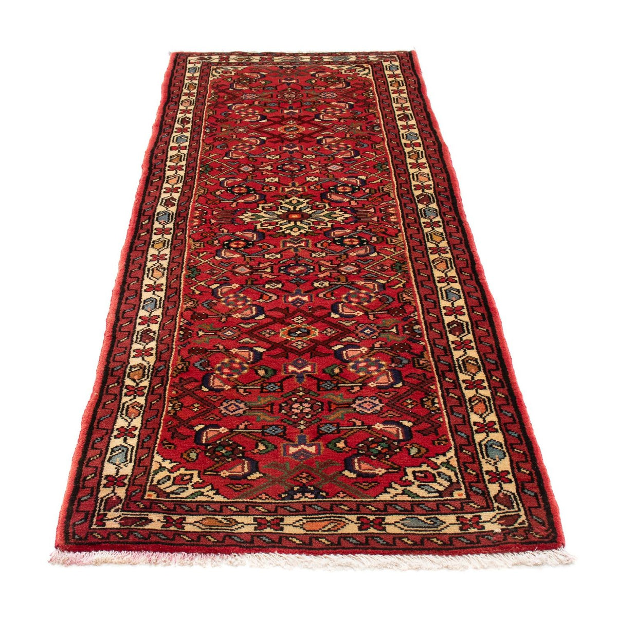 Loper Perzisch Tapijt - Nomadisch - 202 x 75 cm - donkerrood