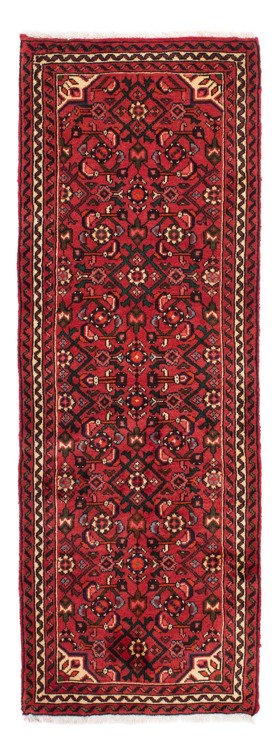 Loper Perzisch Tapijt - Nomadisch - 195 x 68 cm - donkerrood