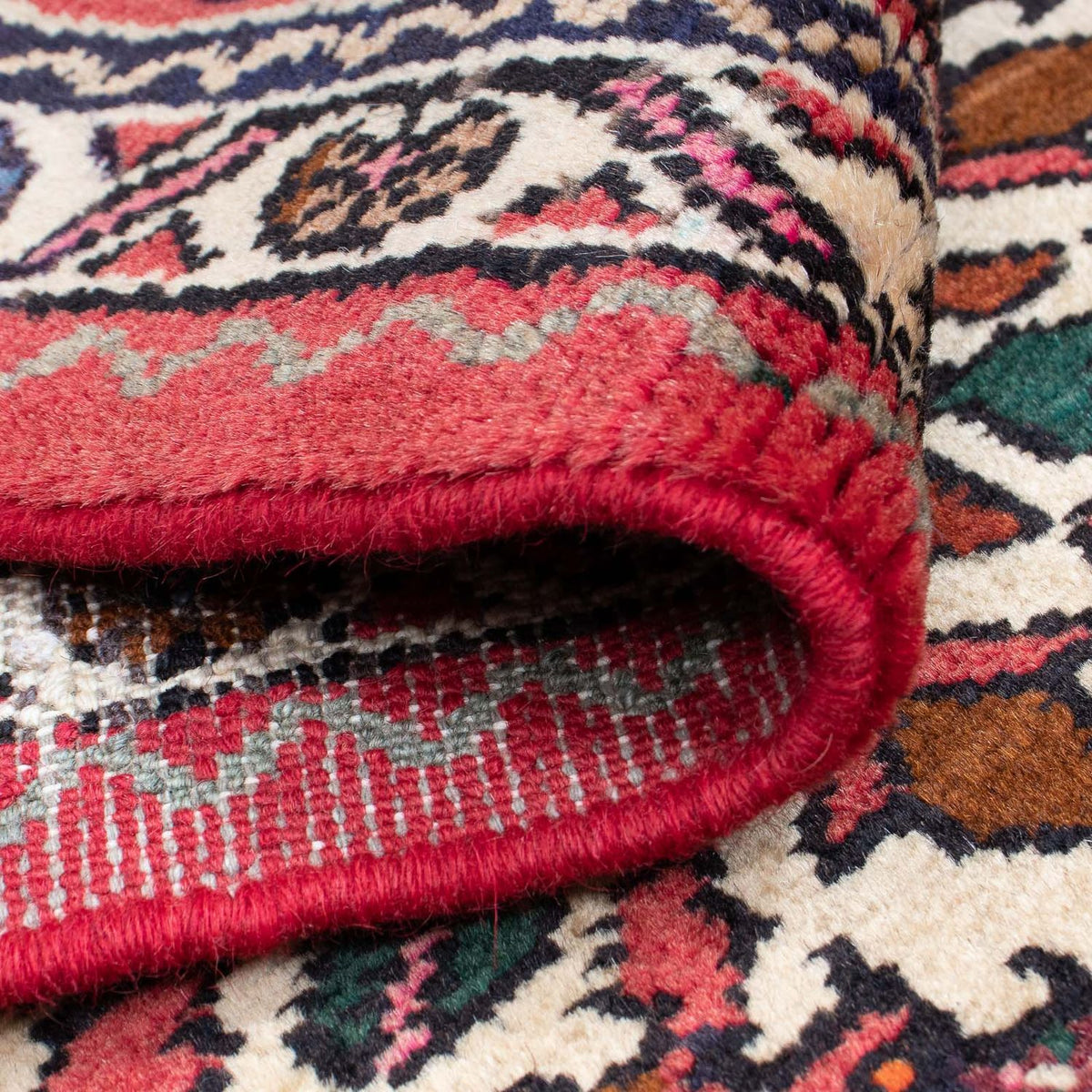 Loper Perzisch Tapijt - Nomadisch - 198 x 70 cm - donkerrood