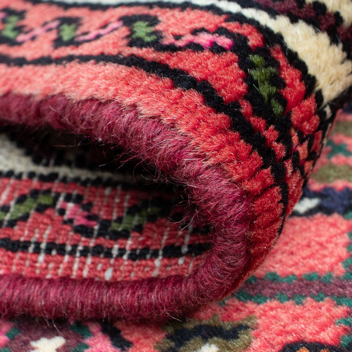 Loper Perzisch Tapijt - Nomadisch - 190 x 68 cm - donkerrood