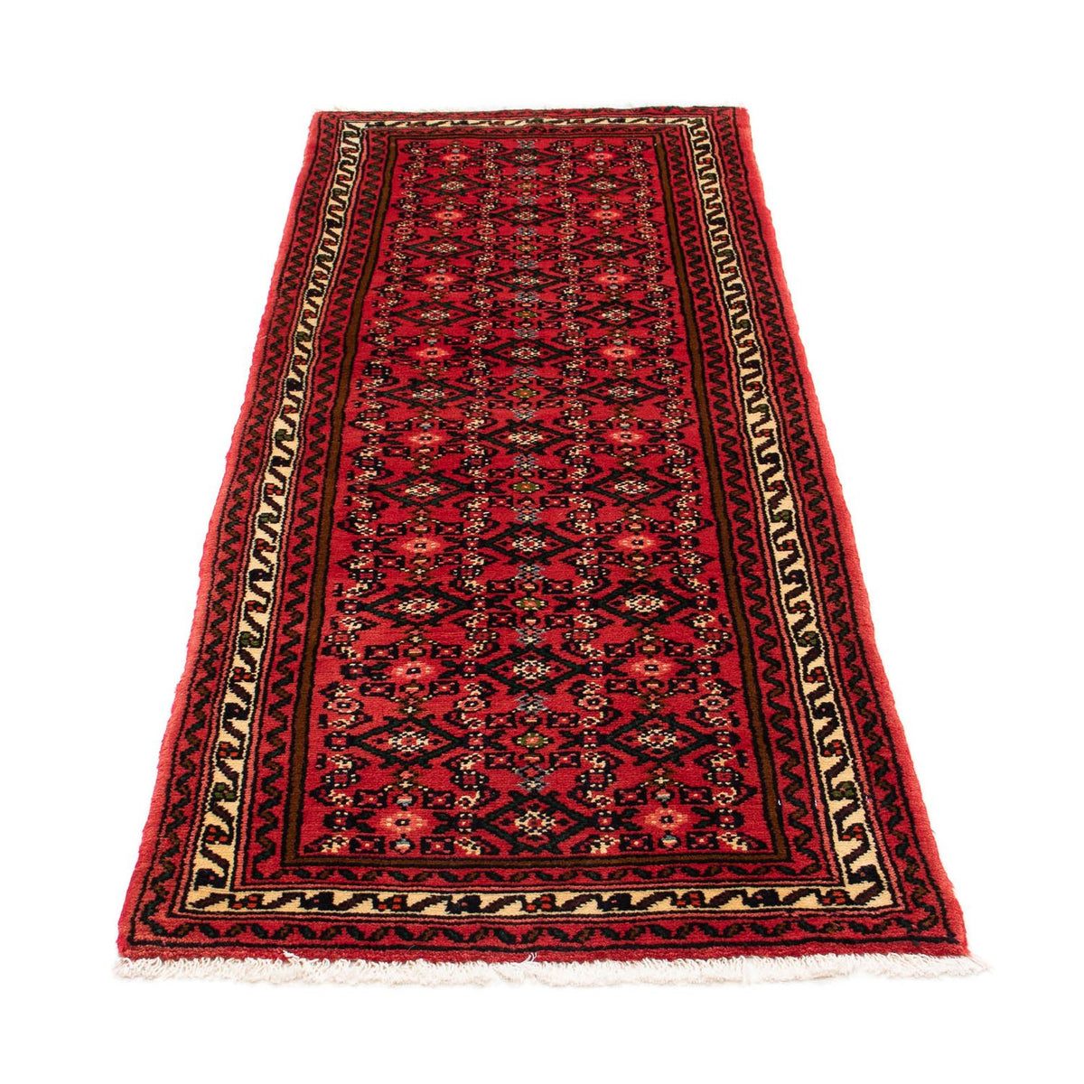 Loper Perzisch Tapijt - Nomadisch - 192 x 70 cm - donkerrood