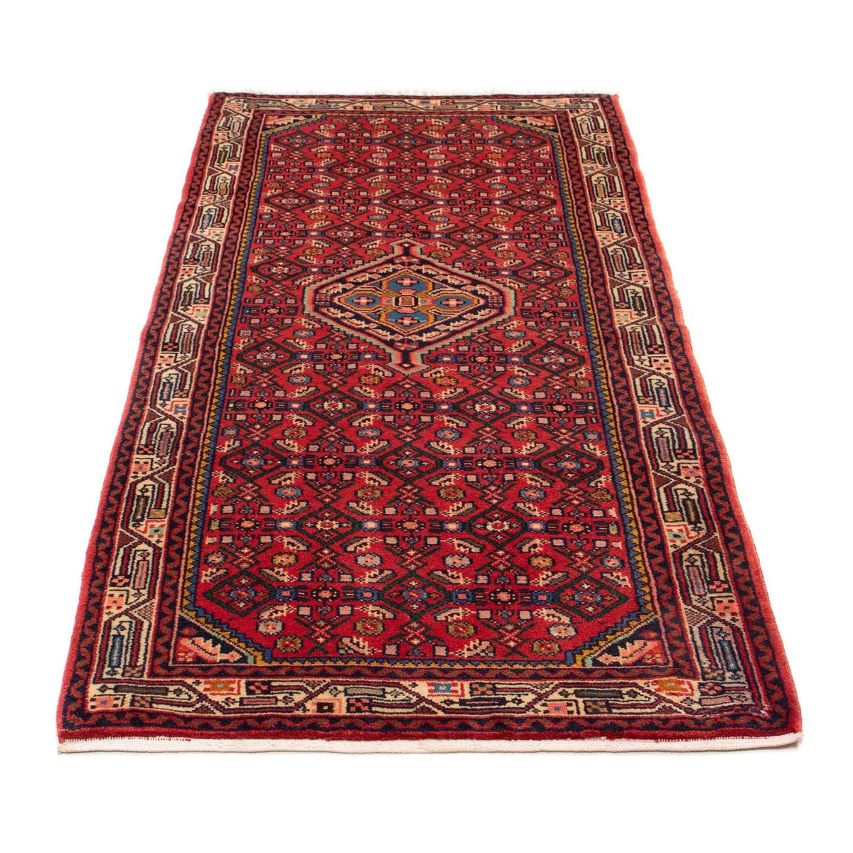 Loper Perzisch Tapijt - Nomadisch - 195 x 85 cm - donkerrood