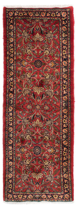 Loper Perzisch Tapijt - Nomadisch - 220 x 80 cm - donkerrood