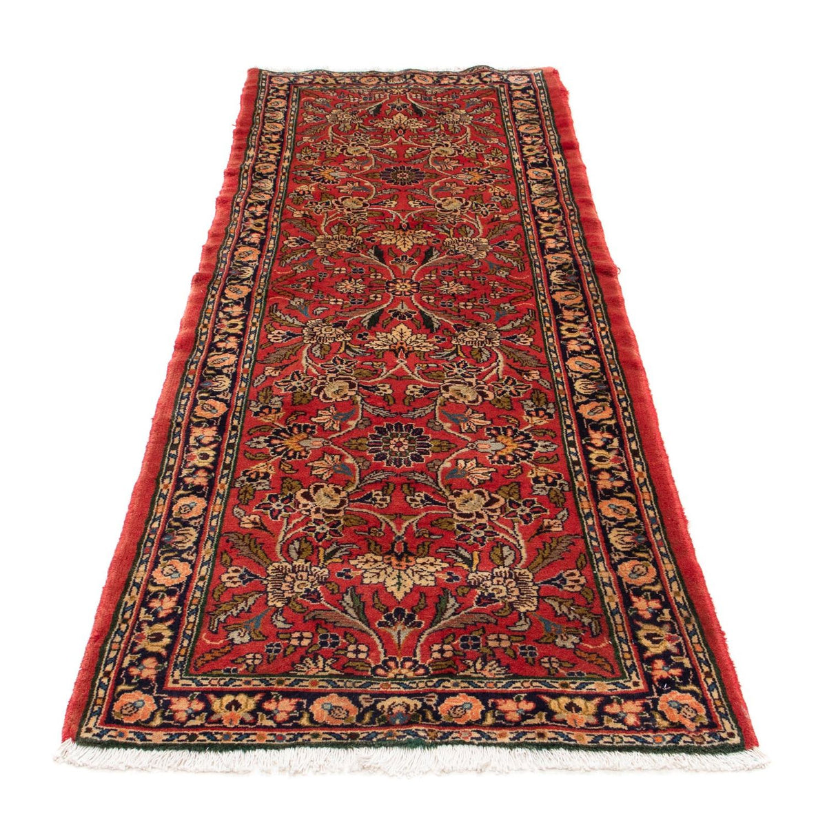 Loper Perzisch Tapijt - Nomadisch - 220 x 80 cm - donkerrood