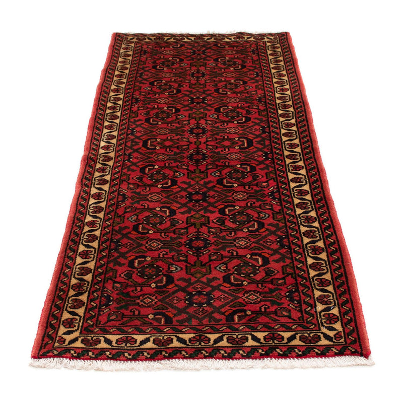 Loper Perzisch Tapijt - Nomadisch - 200 x 75 cm - donkerrood
