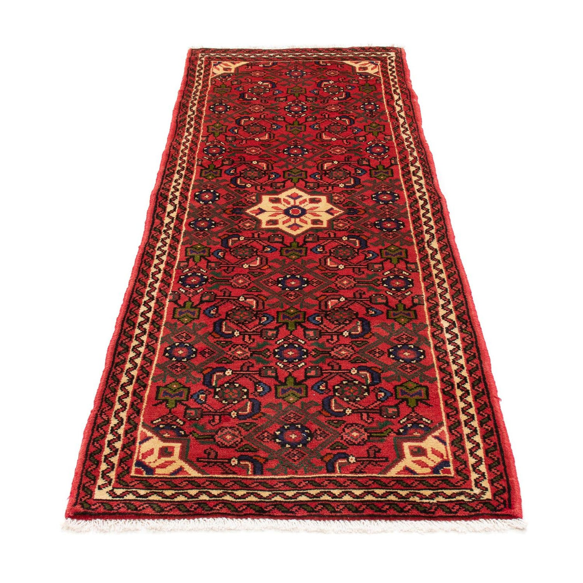 Loper Perzisch Tapijt - Nomadisch - 202 x 75 cm - donkerrood