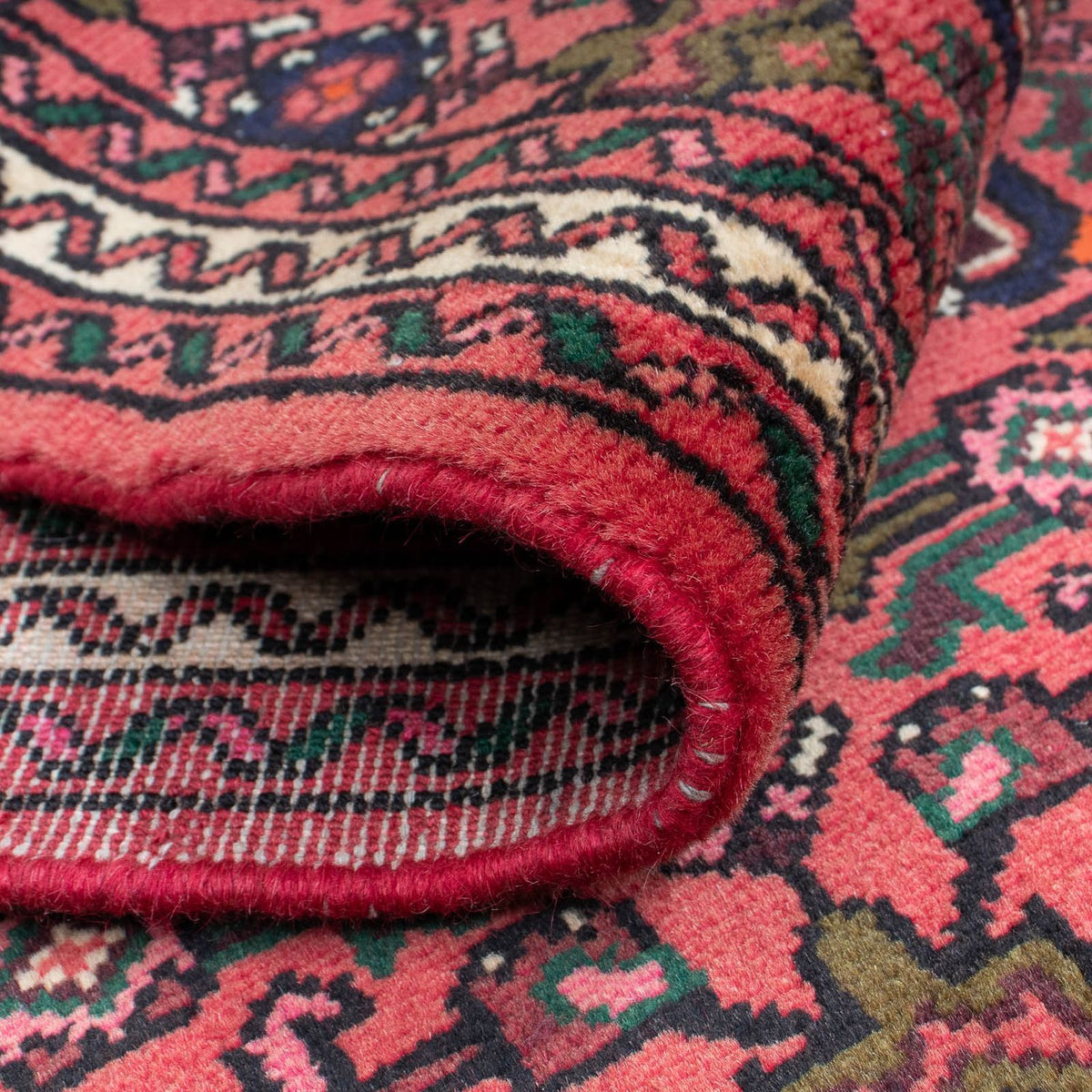 Loper Perzisch Tapijt - Nomadisch - 195 x 74 cm - donkerrood