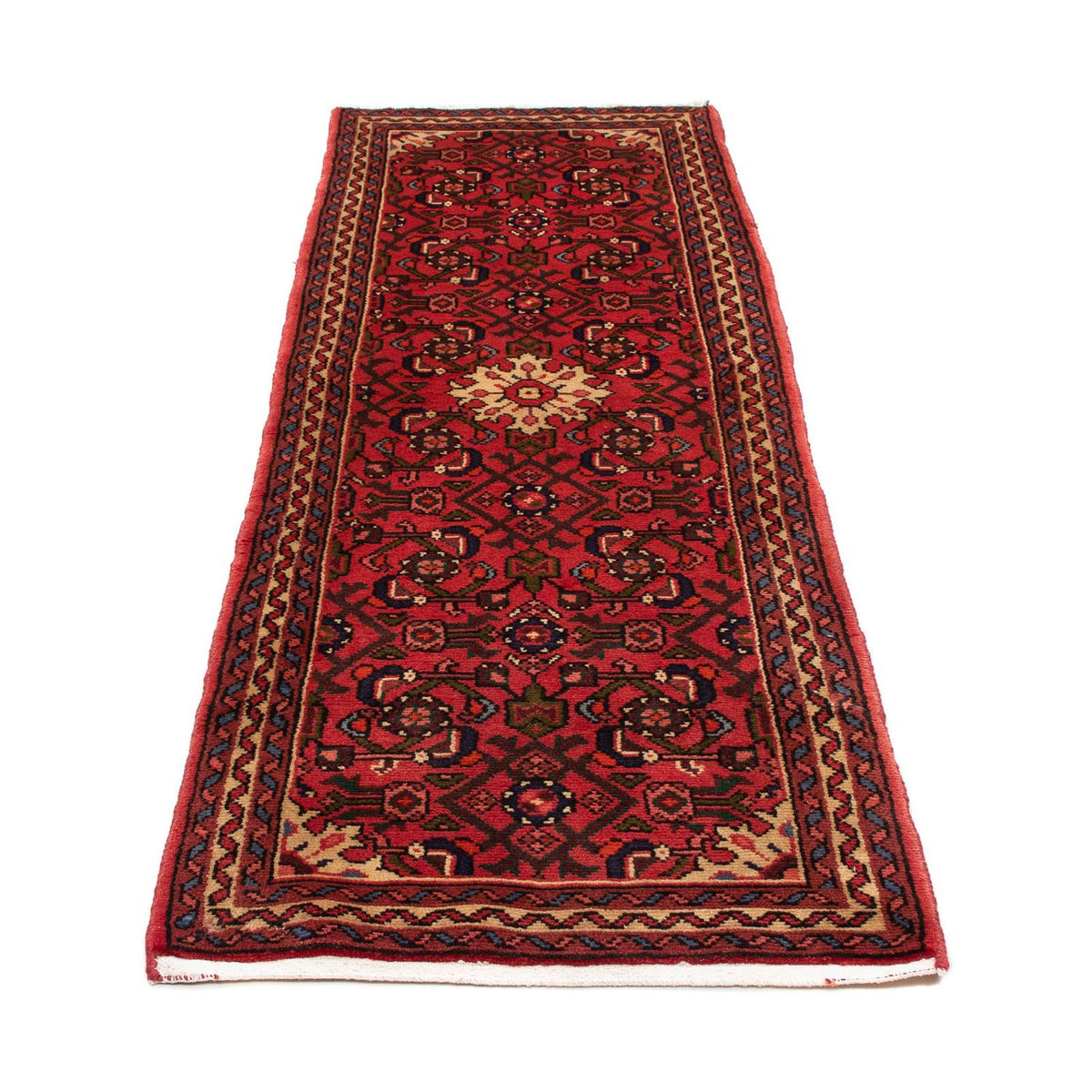 Loper Perzisch Tapijt - Nomadisch - 200 x 70 cm - donkerrood