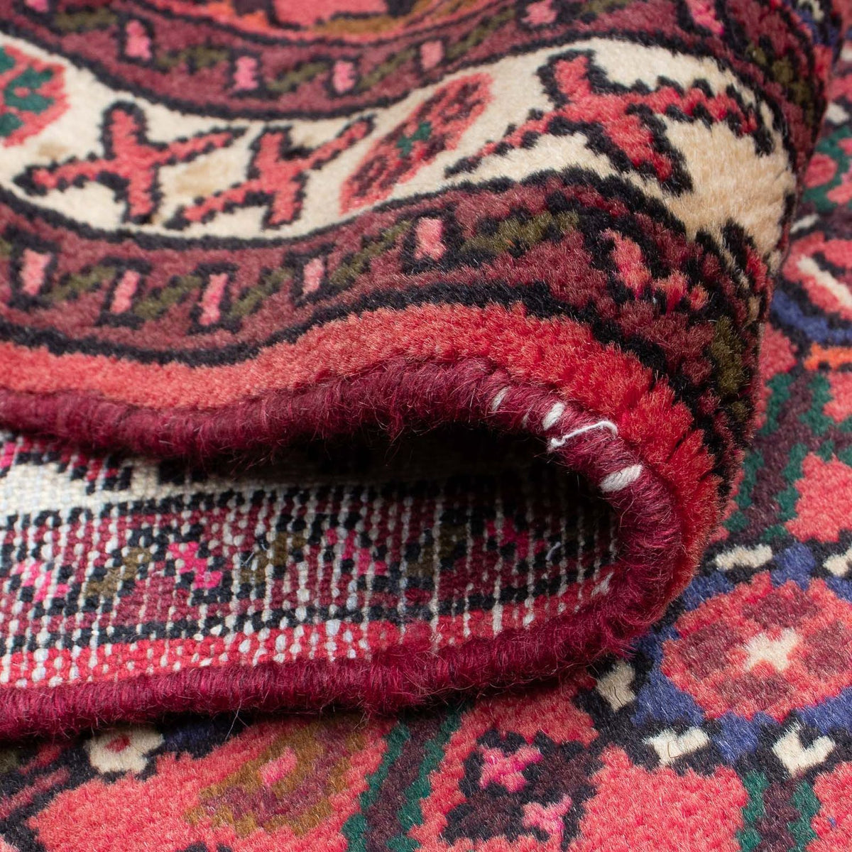 Loper Perzisch Tapijt - Nomadisch - 195 x 74 cm - donkerrood