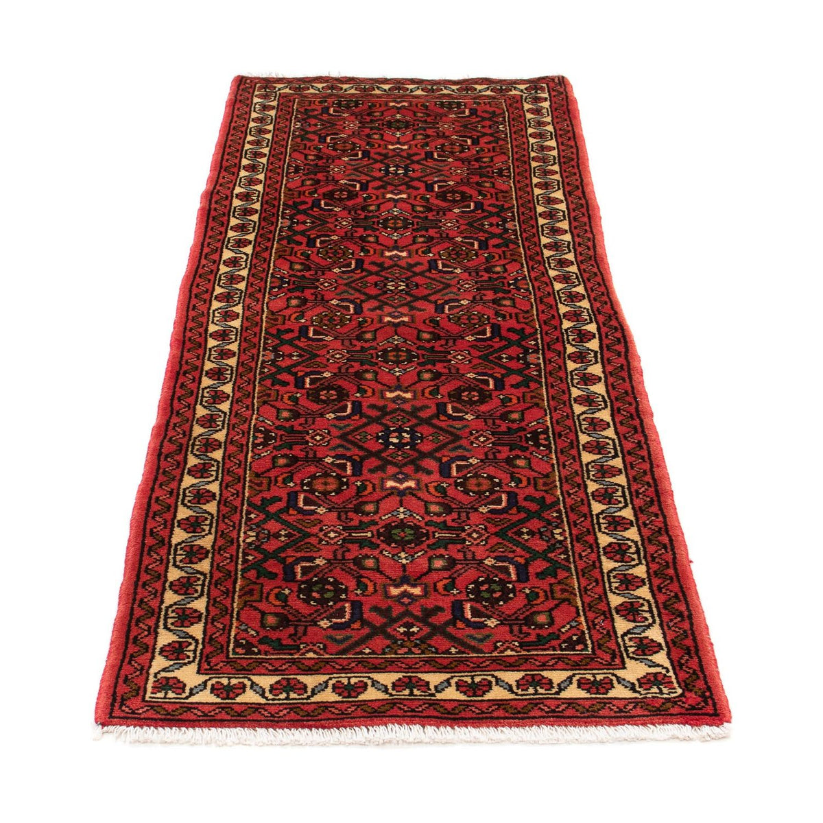 Loper Perzisch Tapijt - Nomadisch - 200 x 70 cm - donkerrood