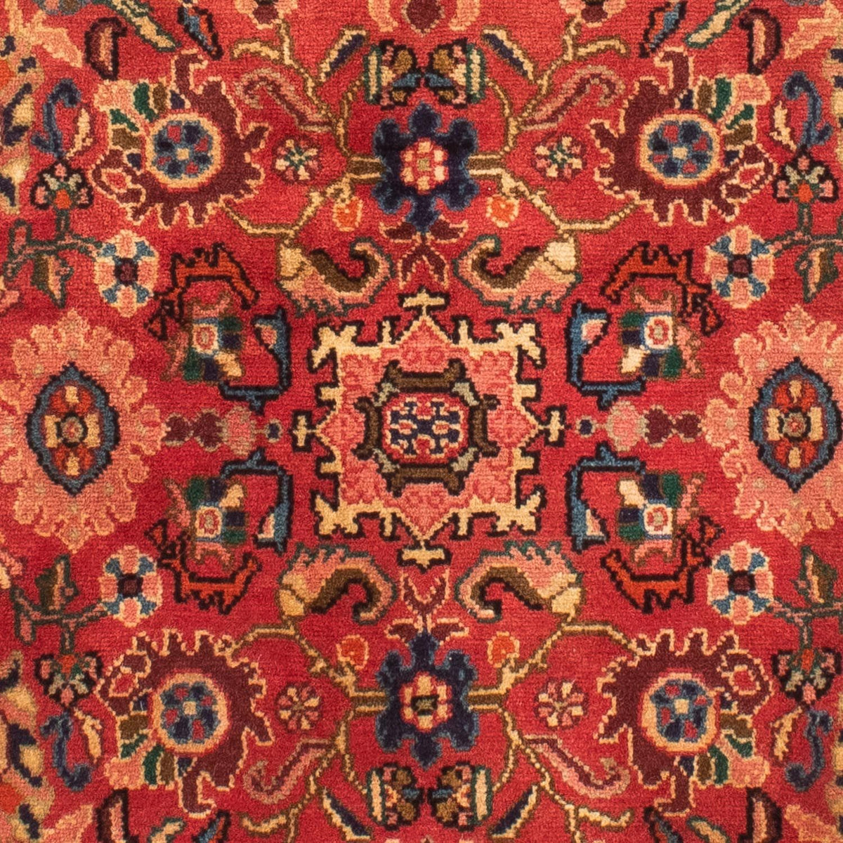 Perzisch Tapijt - Nomadisch - 143 x 110 cm - donkerrood