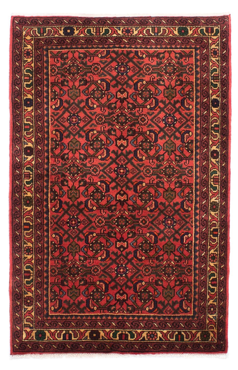 Perzisch Tapijt - Nomadisch - 160 x 115 cm - donkerrood